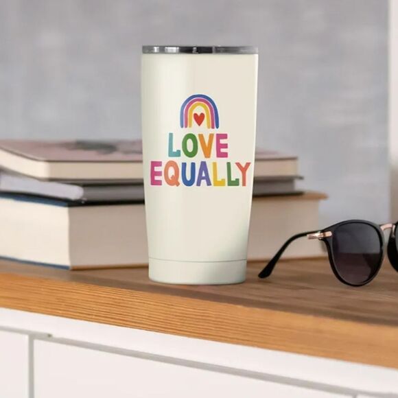 Brand New 17‎ oz./500 ml Love Equally Insulated Stainless Steel Tumbler - Picture 5 of 13